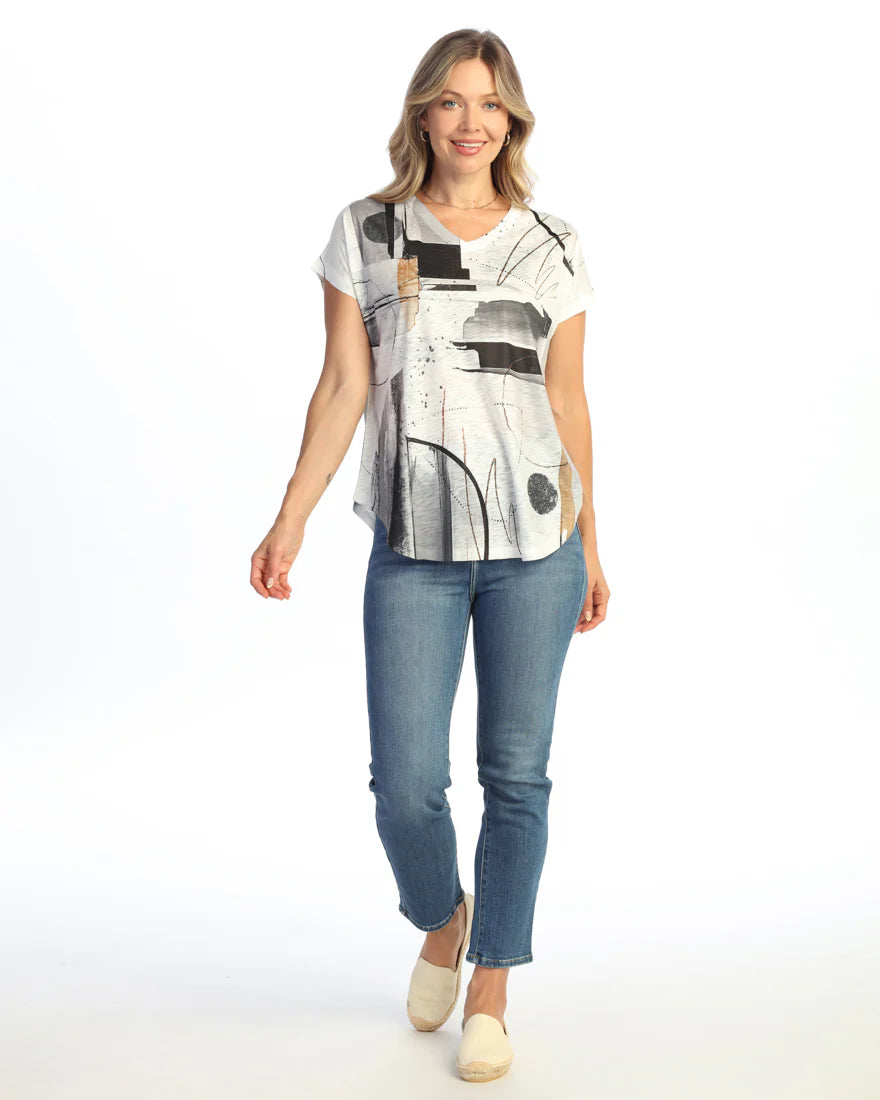 Tango V-Neck Dolman Sleeve Top