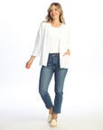 White Everyday Soft Blazer Jacket