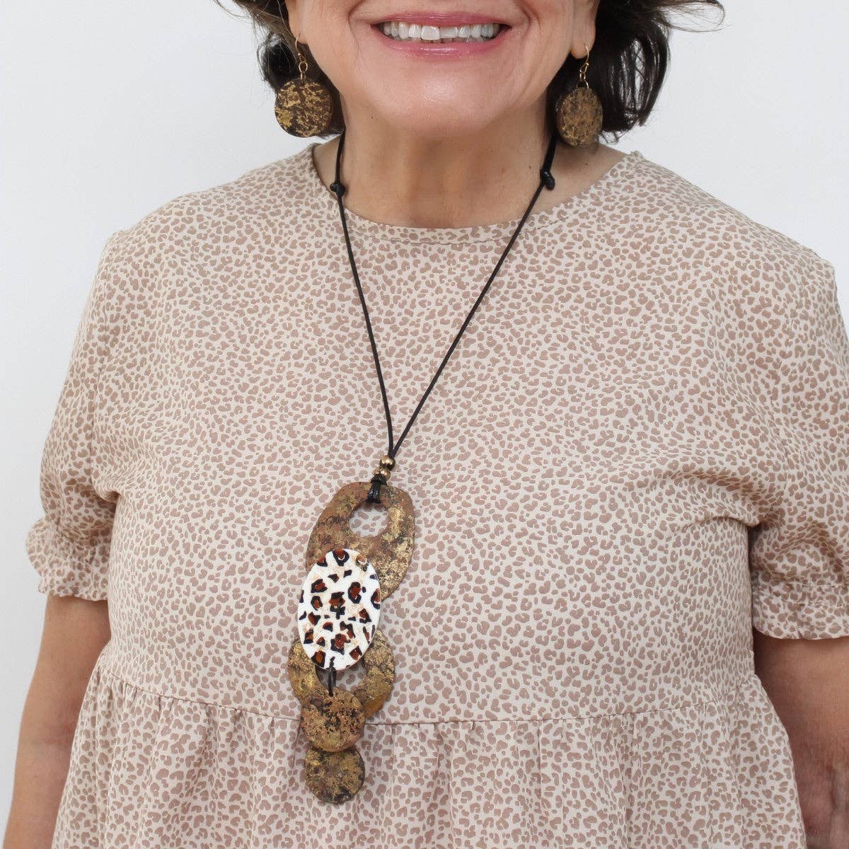 Gold Apoline Statement Pendant