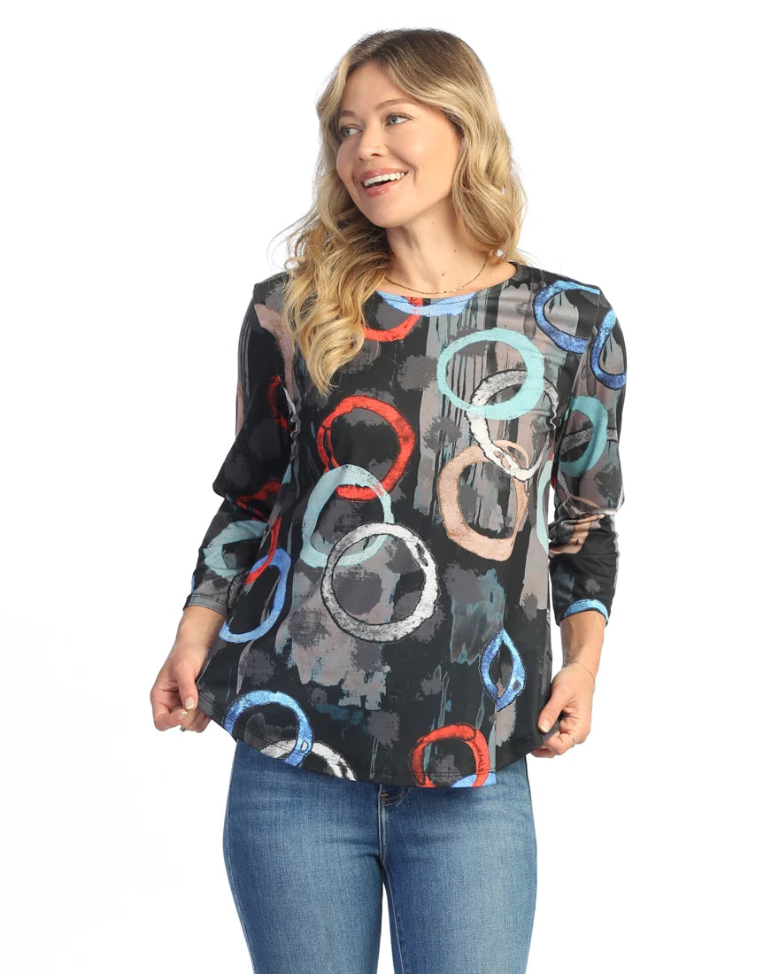 LAGOON SOFT-TOUCH ROUND HEM TOP