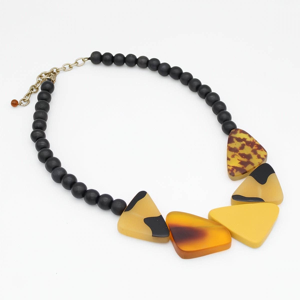 Amber Classic Bead Statement Necklace
