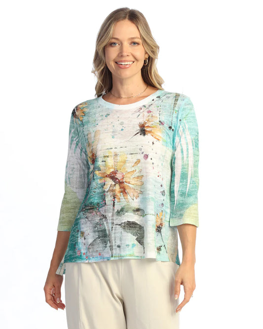 Sundance Burnout High-Low Tunic Top