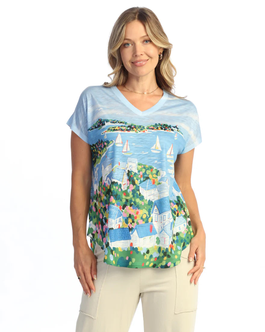Astoria V-Neck Dolman Sleeve Top