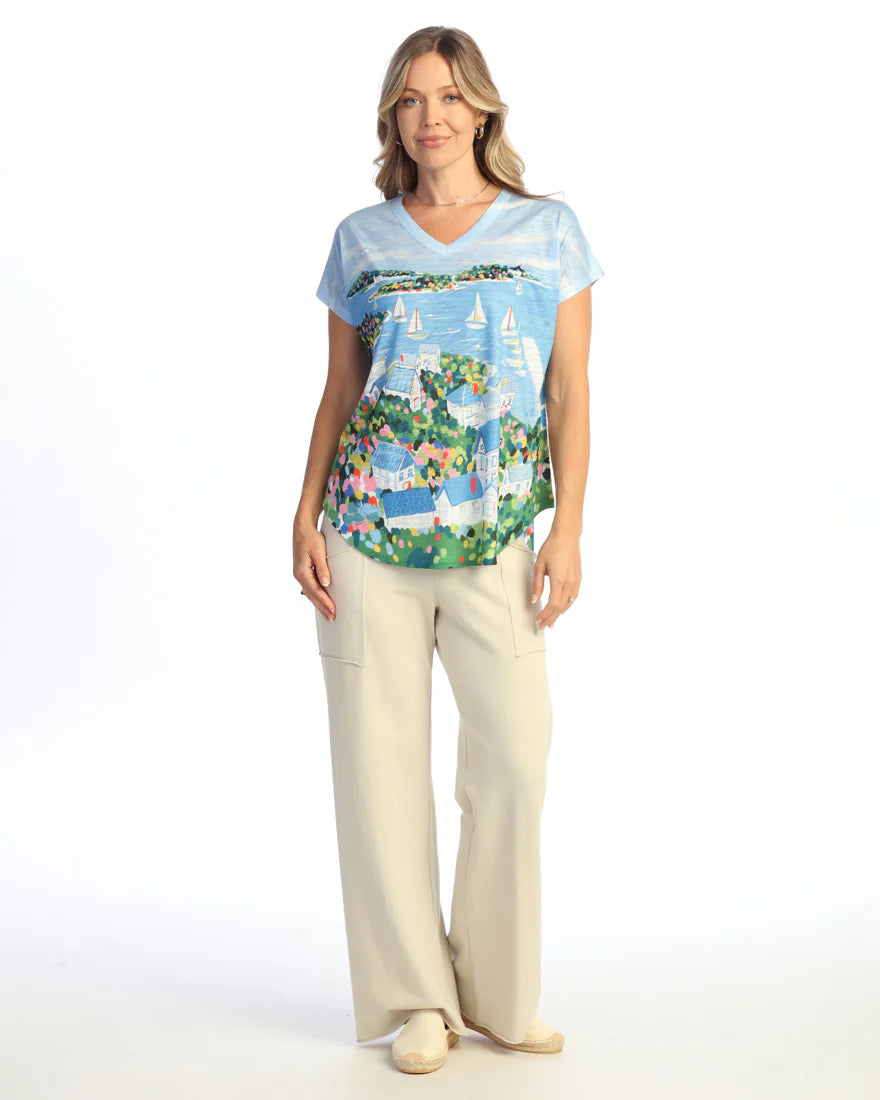 Astoria V-Neck Dolman Sleeve Top