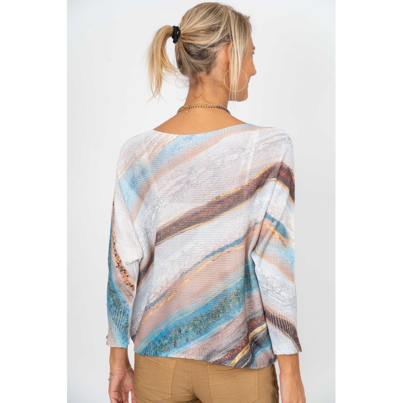 Soft Horizon Dolman Top
