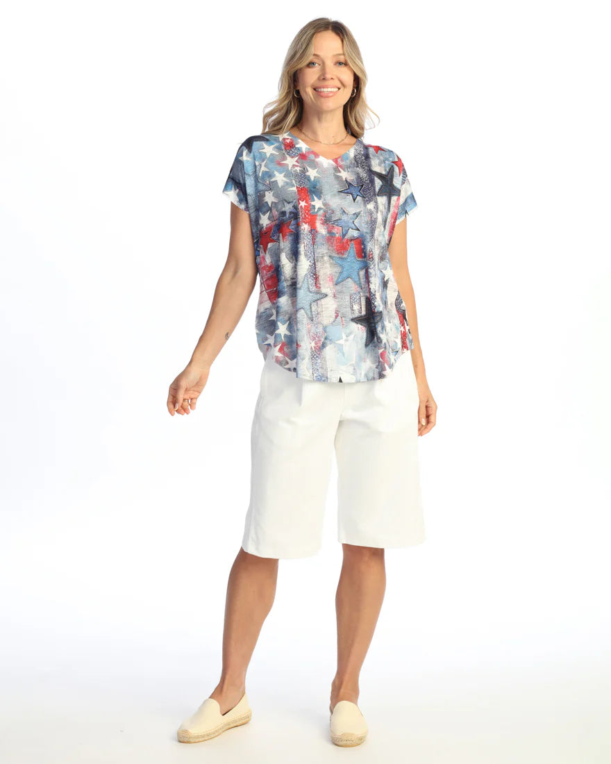 Glory Days V-Neck Dolman Sleeve Top