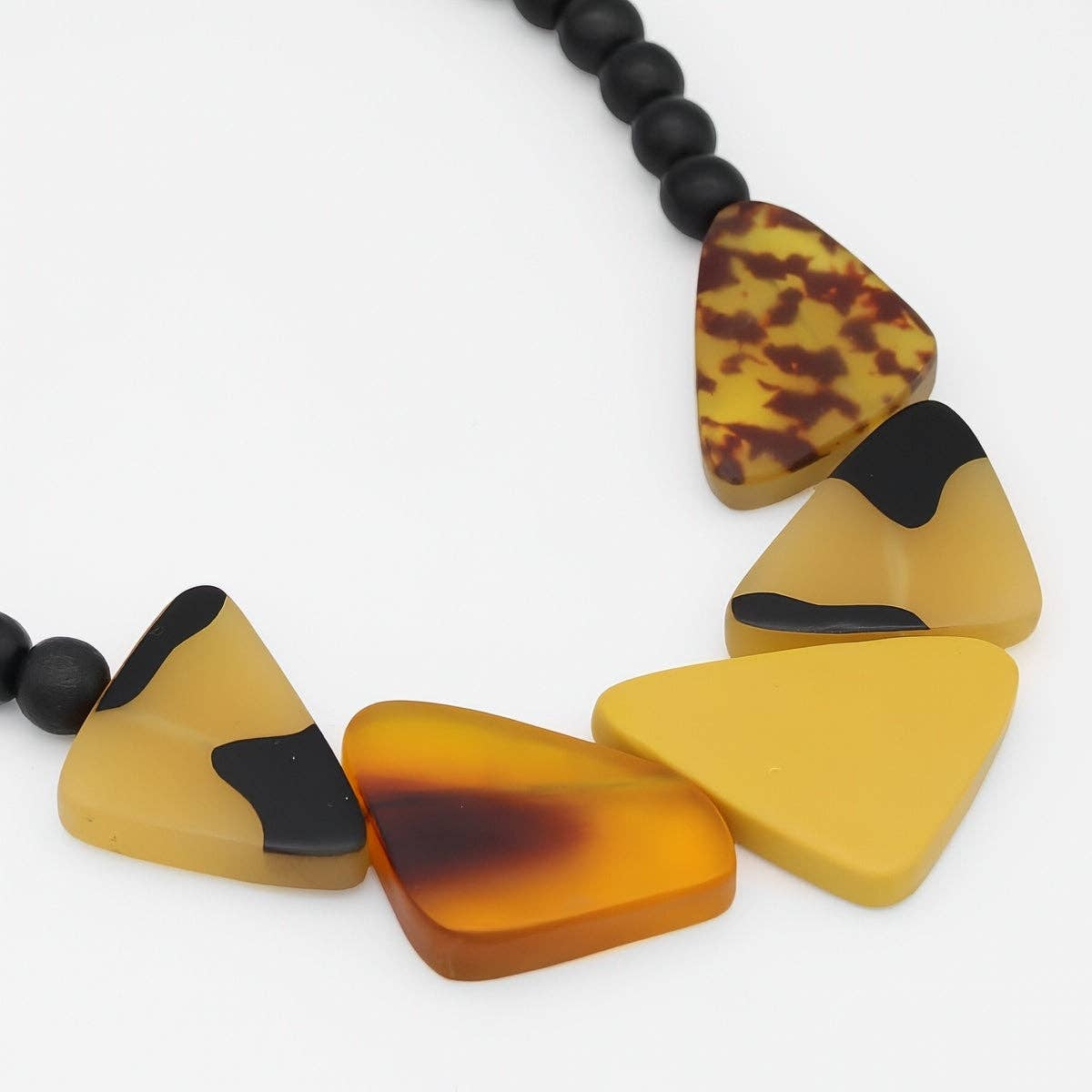Amber Classic Bead Statement Necklace