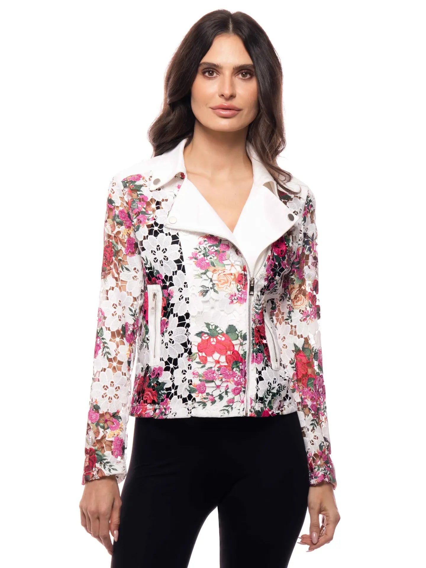 Painted Garden Moto Jacket